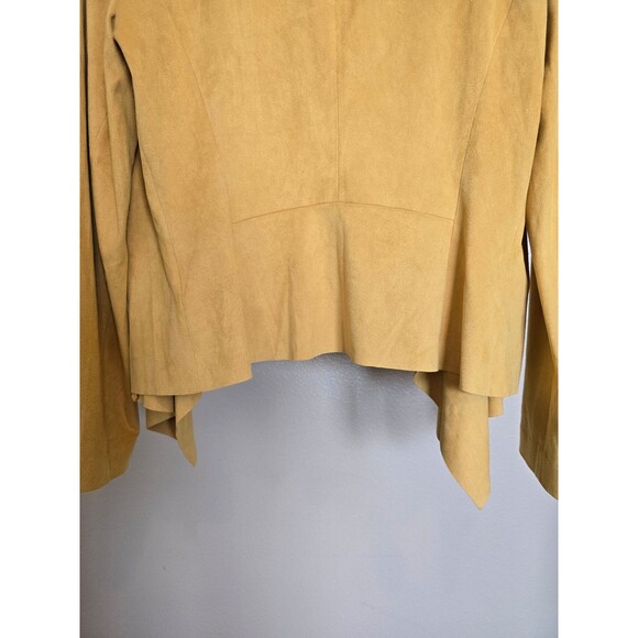 Zara basic mustard yellow lightweight cardigan women's size L - Picture 4 of 7
